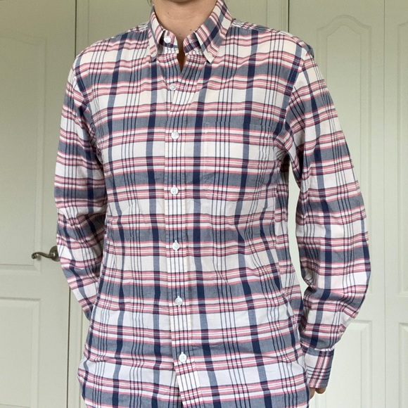 J. Crew Other - J Crew Summer Plaid Button Up Size S